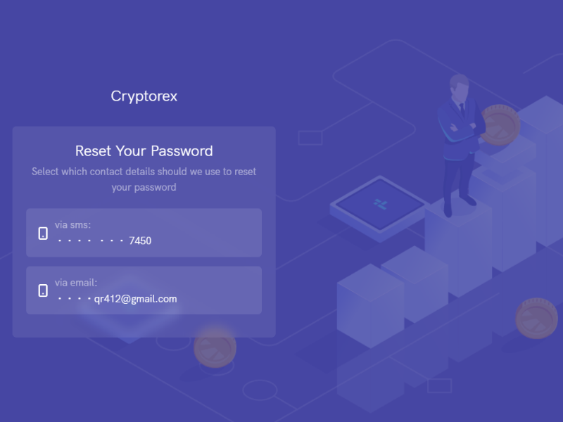Cryptorex vertical forget-password 